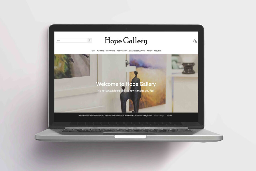 Art Gallery Website Design Leeds
